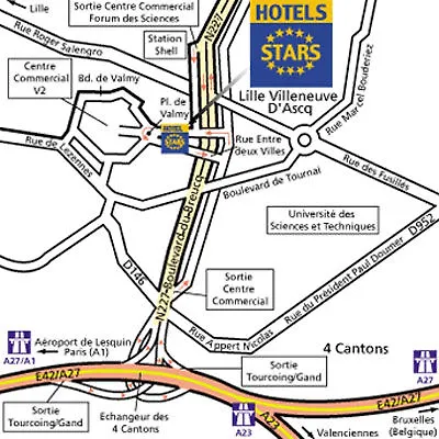 Hotel Du Stade Ex Kyriad Direct Lille Est Stade Pierre Mauroy Villeneuve-d'Ascq